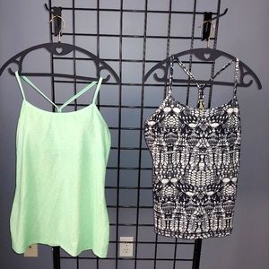2 Lululemon tanks, size medium to large